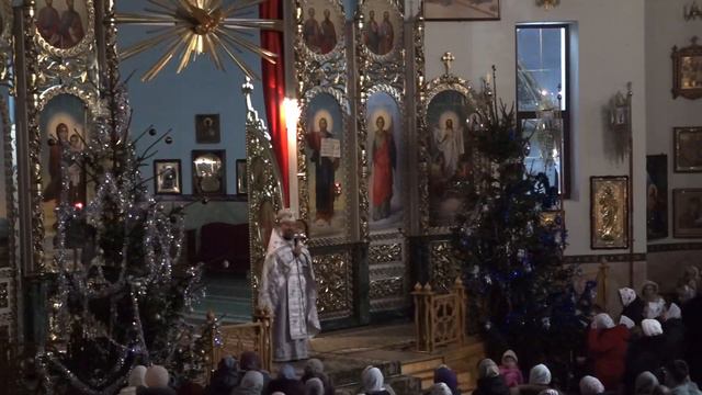 Рождество Христово (07.01.2023 г.) - проповедь настоятеля собора Воскресения Христова смотреть онлайн