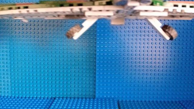 Brickmania WW2 Lego Stopmotion Messerschmitt Bf-109 Flying Test.