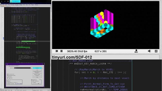 016: SDF_012 Finish. Voxel Engine Work on Shadertoy.com смотреть онлайн