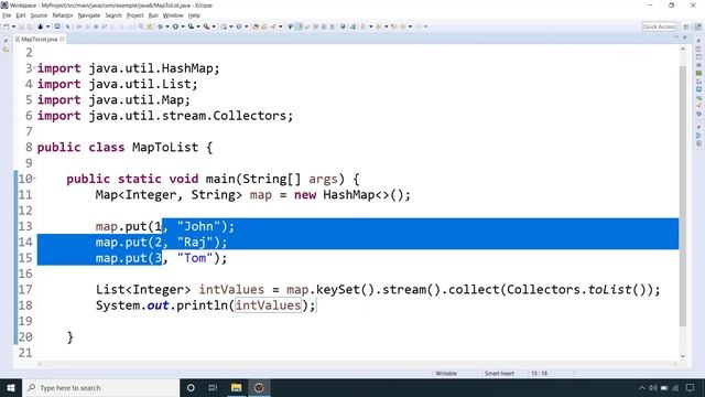 Convert Map into List Using Java 8 смотреть онлайн
