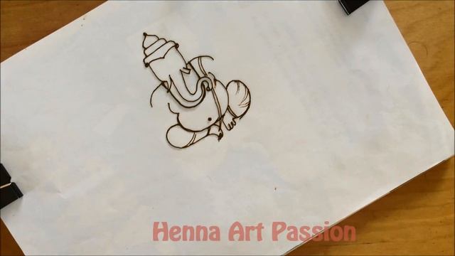 Learn how to draw simple full body ganesha mehendi tattoo tutorial 3 смотреть онлайн