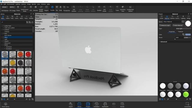 Best CAD Tutorial | Keyshot Render of a Macbook Pro 13 Laptop Stand | Keyshot Tutorials смотреть онлайн