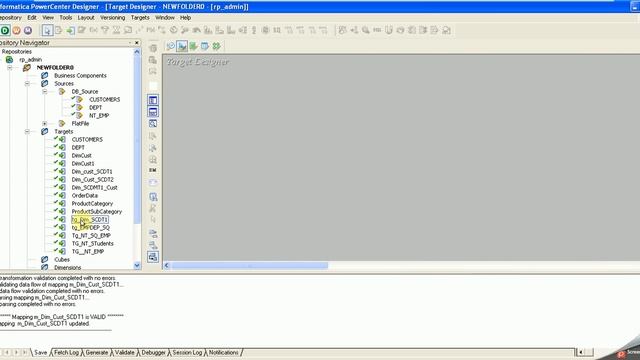 ETL Testing - SCD Type 1 using informatica manual steps. смотреть онлайн