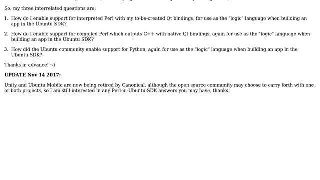 Ubuntu: Building Full Perl Support in Ubuntu SDK смотреть онлайн