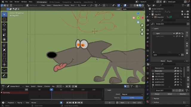 Blender Grease Pencil - Make a 2D animated short film "Hey, That's my Food" 13a смотреть онлайн