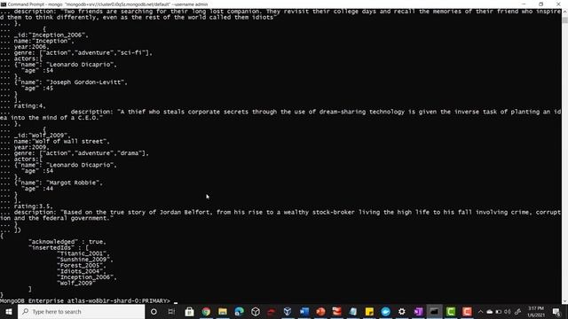 MongoDB Arrays Setup смотреть онлайн