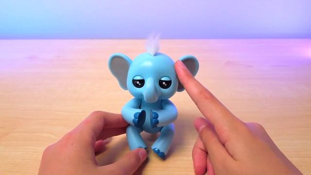 WowWee Fingerlings Interactive Baby Elephant Gray | Tech Girl Toy Reviews смотреть онлайн