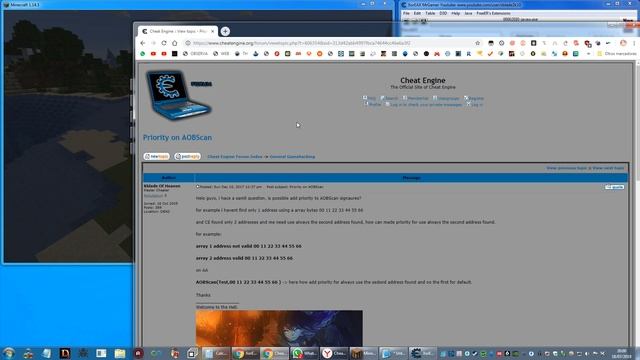 Cheat Engine - Modificando Minecraft Java, Hambre, vida y Objetos смотреть онлайн