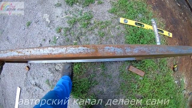 Калитка для забора.Изготовление калитки из профильной трубы.Как сделать калитку своими руками. смотреть онлайн