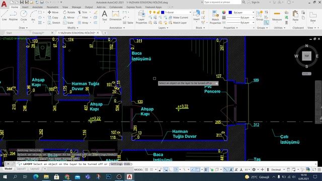 AutoCAD İpuçları (Püf Noktaları): Layer Komutları (Layıso, Layon, Layoff, Laydel) смотреть онлайн
