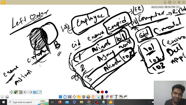 SQL-Left Outer Join смотреть онлайн