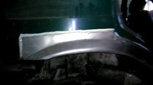 Ремонт задней правой арки крыла ВАЗ 2109.