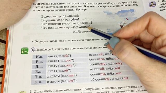 Русский язык. 3 класс. Уроки #88-89. "Склонение имён прилагательных" смотреть онлайн