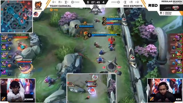 Team Caracal vs Red Esports | Game 1 | MPL Malaysia S9 WK 2 Day 2 смотреть онлайн