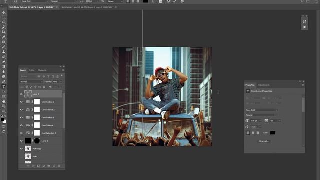 How to make a Mixtape cover art in Adobe Photoshop 2019 ''Kofi Mole'' смотреть онлайн