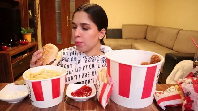 KFC MUKBANG/ НЕРАВНЫЕ БРАКИ #AskFatima