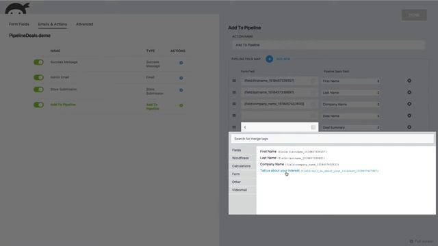 PipelineDeals CRM for Ninja Forms смотреть онлайн