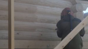 Пескоструй деревянного дома