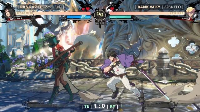 GGST ▰ Gekiuma dog (#2 Ranked Testament) vs LyRica1 (#4 Ranked Ky). Guilty Gear Strive смотреть онлайн