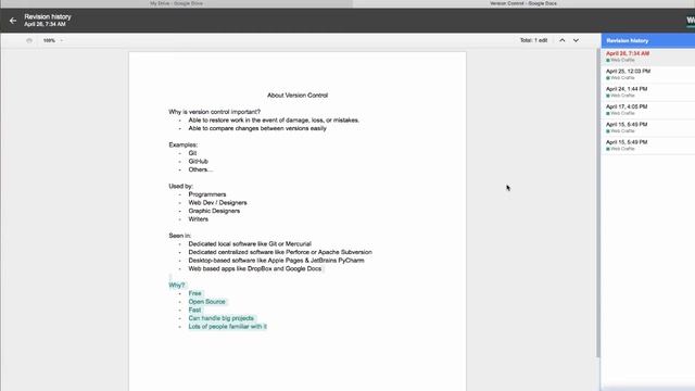 About Version Control+ Centralized vs Distributed (like git & etc) смотреть онлайн