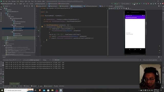 Android | Kotlin | Como hacer llamadas en paralelo a tus APIs usando corrutinas (Async) смотреть онлайн