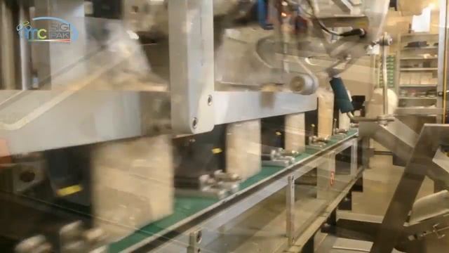 Фасовка риса в пакет с плоским дном и формирование упаковки типа брикет на машине SCREAM 2FQ смотреть онлайн