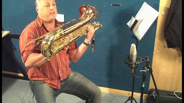 JP144 baritone saxophone demonstration by Pete Long - John Packer Ltd смотреть онлайн