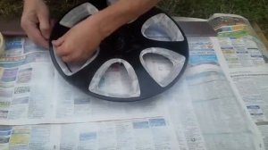 красим колпаки на солярис