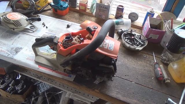 утепляемся и замена маслонасоса на пиле смотреть онлайн