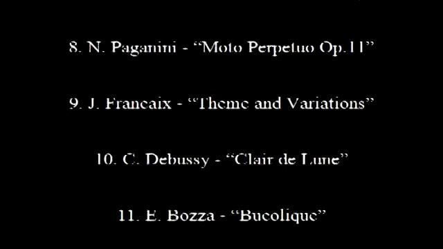 N. Paganini - Moto Perpetuo on clarinet by Alexey Gorokholinsky смотреть онлайн