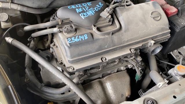 Двигатель с КПП, Nissan CR12-DE - 236148 AT RE4F03B FQ40 FF AK12 коса+комп смотреть онлайн
