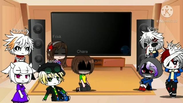 Undertale reacts to the murder time trio memes смотреть онлайн