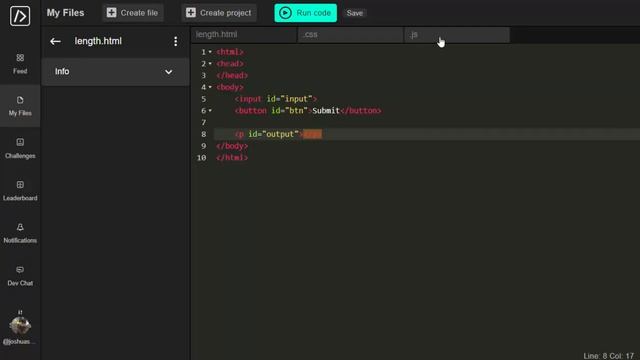 HTML Programming Tutorial EP: 20 JavaScript Value & Length Property | Joshua's Programming смотреть онлайн