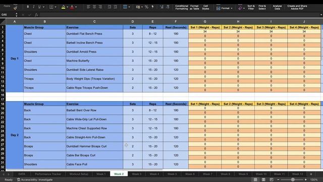 Excel Workout Template: How to Make a Workout Plan смотреть онлайн