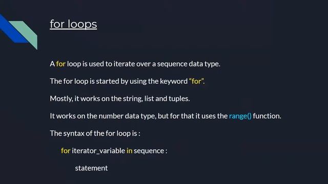 Easy Python Tutorial | Part-9.1 | Loops in Python | For loop (Theory) смотреть онлайн