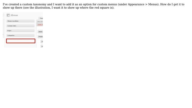 Wordpress: How do I add a custom taxonomy as an option for menus under "Appearance" ＞ "Menus"? смотреть онлайн