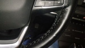 Перетяжка руля оплеткой со шнуровкой на chery tiggo 7 pro