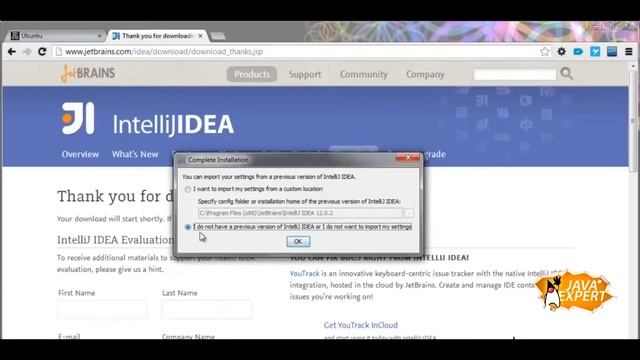 Урок 1. Установка IntelliJ IDEA смотреть онлайн
