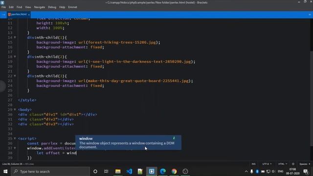 Parallax Effect using HTML,CSS and Javascript смотреть онлайн