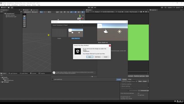 21. 4. Creatiing a new Scene