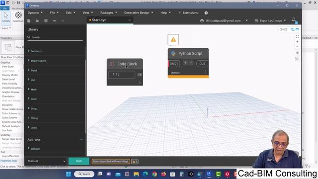 พื้นฐานการใช้ Python ใน Revit Dynamo ตอนที่ 1 смотреть онлайн