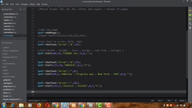 112 | Billing Invoice in php part 3 Static Invoice| PHP 8||#code смотреть онлайн