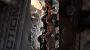 Замена прокладки крышки клапанов опель вектра а