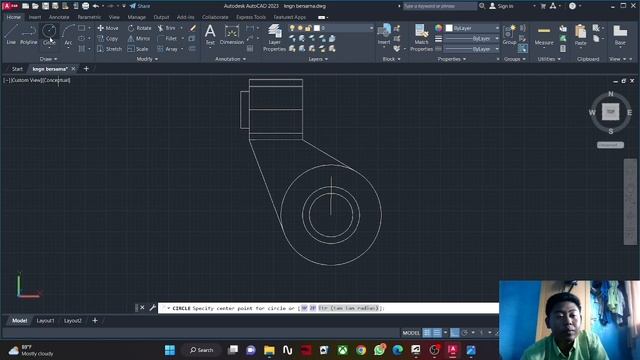 Tugas 2 (AUTOCAD) Rahmat Bambang Samirun смотреть онлайн