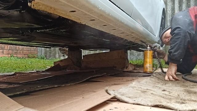 НИССАН РЖАВЕТЬ НЕ БУДЕТ. ПУШЕЧНОЕ САЛО ТВОРИТ ЧУДЕСА. смотреть онлайн