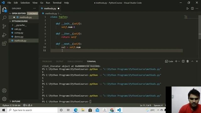 59 Iterator in Python Hindi смотреть онлайн
