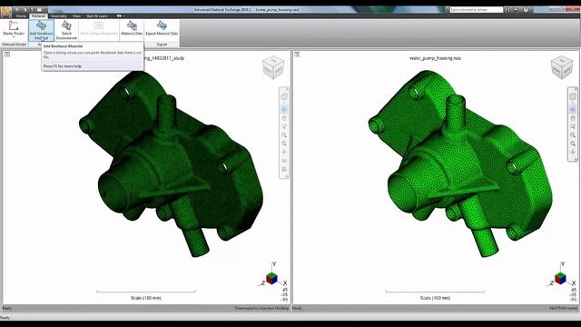 Расчет пластиковой детали в Nastran In-CAD с учетом индивидуальной внутренней структуры изделия смотреть онлайн