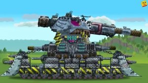 ЭВОЛЮЦИЯ ГИБРИДОВ КВ-44 ВСЕ СЕРИИ / КВ-41М vs КВ-44Т vs КВ-45 vs КВ-47 / Мультики про танки