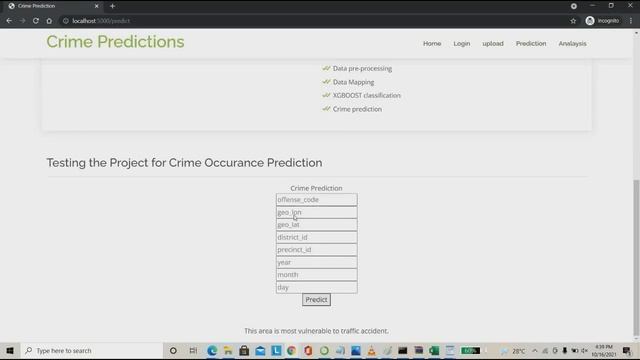 CRIME TYPE AND OCCURRENCE PREDICTION USING MACHINE LEARNING ALGORITHM -IEEE Python Project 2021 22 смотреть онлайн