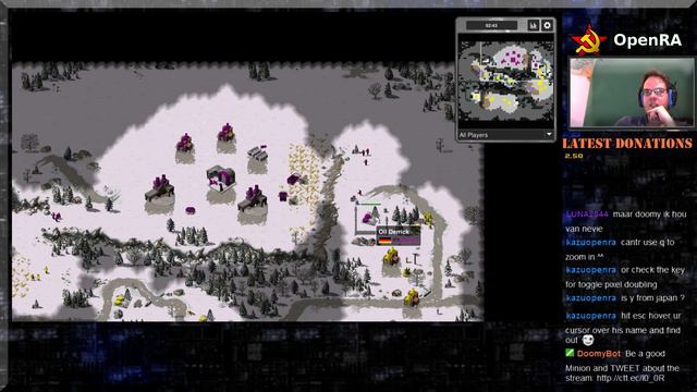 OpenRA Red Alert Random Battle: Luna (Ger) vs Y (Rus) смотреть онлайн